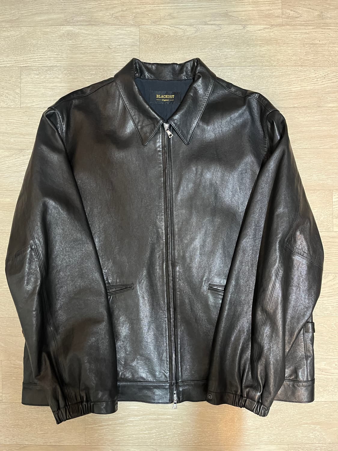 블랙아웃 느린양반 레더 가죽 상품이미지1