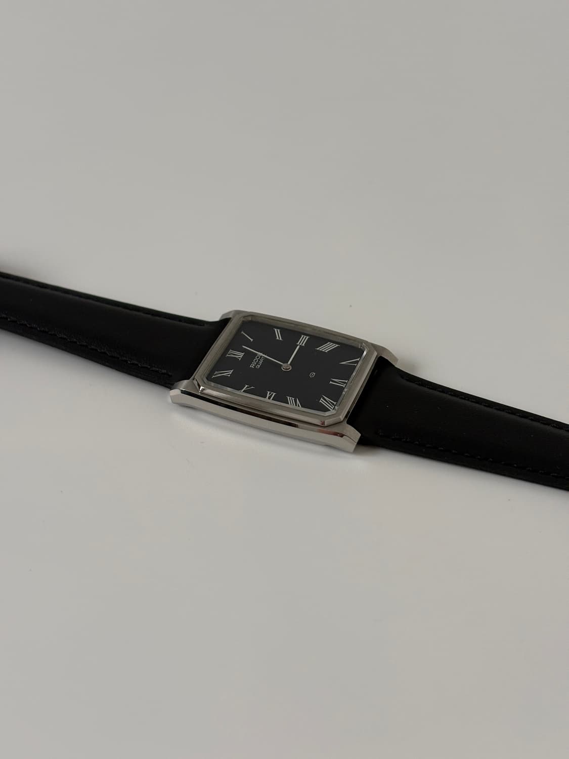 1980s Navy Dial Roman Tank Riquartz 상품이미지7