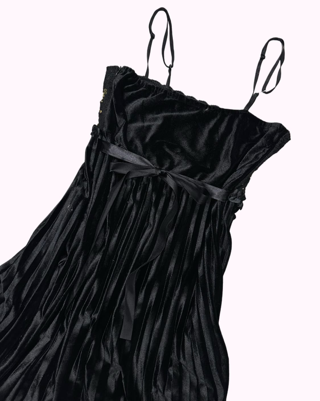 spangle detail pleats dress 상품이미지5