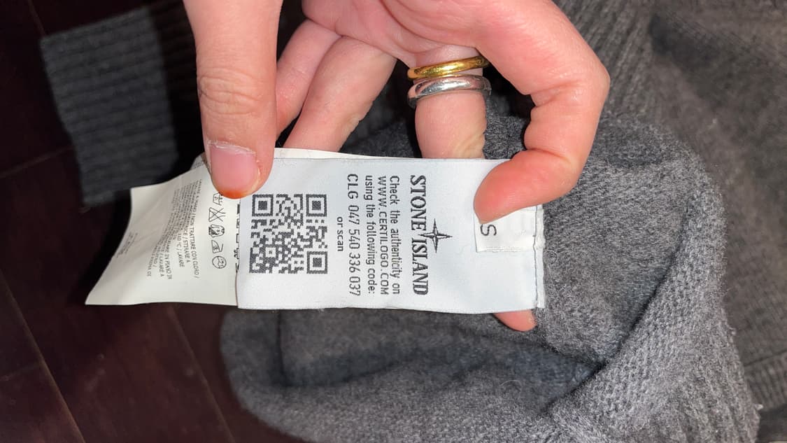 스톤아일랜드 여성 회색 니트 상품이미지3