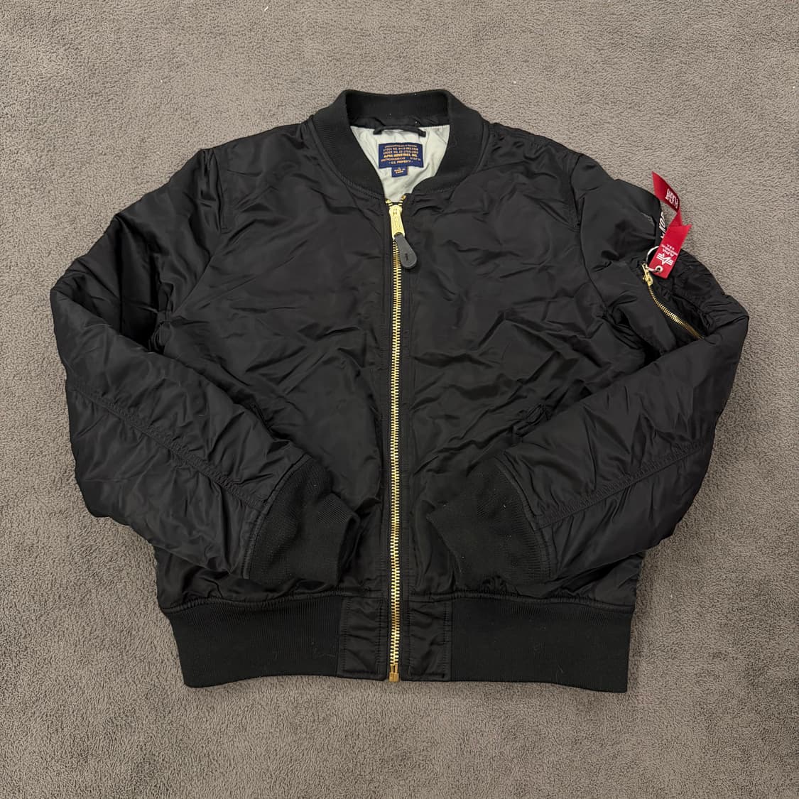 [ 정품/L ] 알파인더스트리 플라이트 ma-1 항공점퍼 상품이미지3