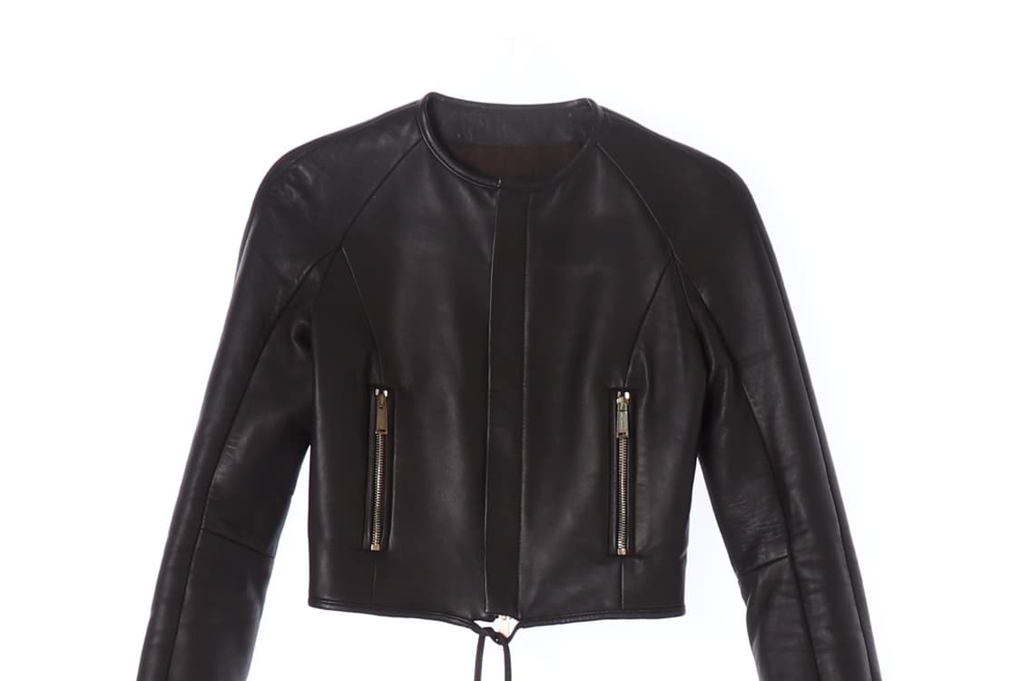 [S]디스퀘어드2 양가죽100% 브라운 노카라 레더 점퍼 가죽재킷
 상품이미지2