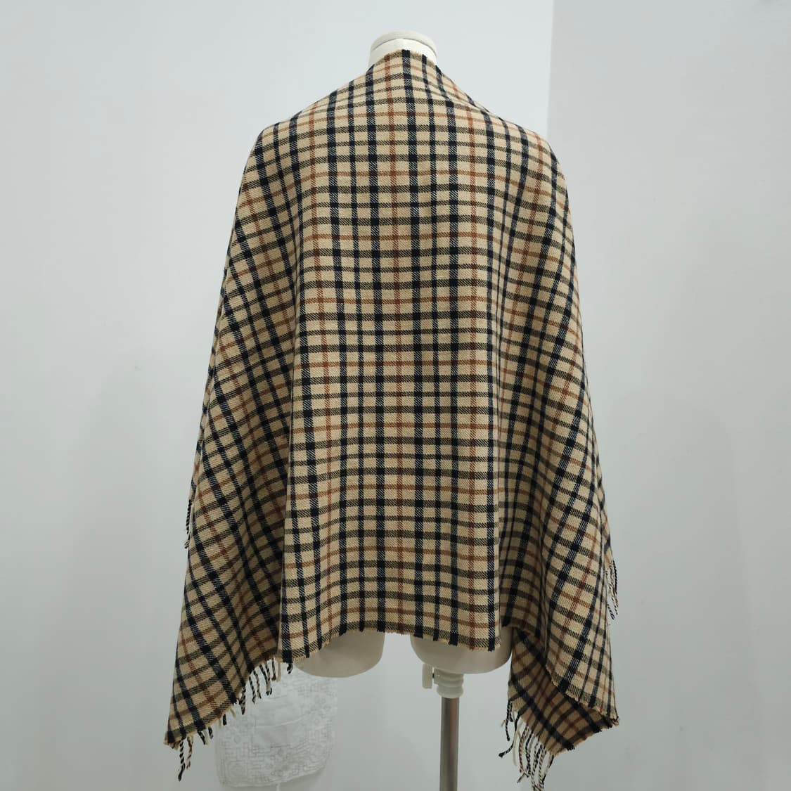 일본 닥스 울 100% 숄 머플러  상품이미지3