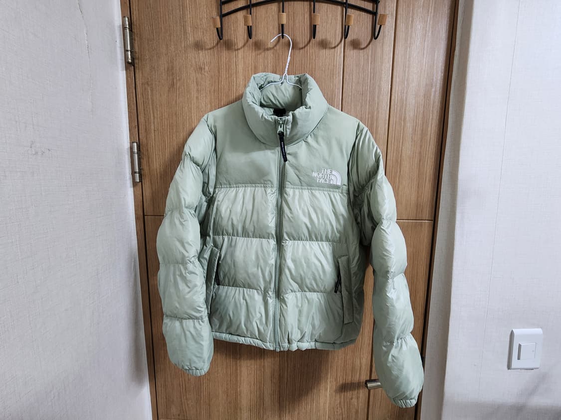 (95)여성 노스페이스 눕시 온볼 패딩 점퍼 페일그린 상품이미지1