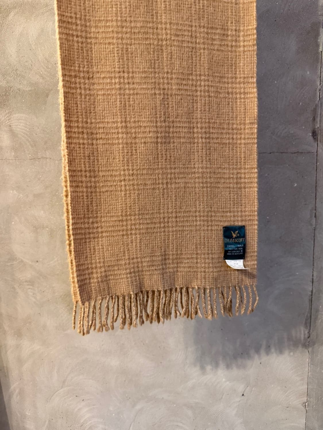 라일앤스콧 스코티쉬 카멜헤어 머플러 상품이미지7