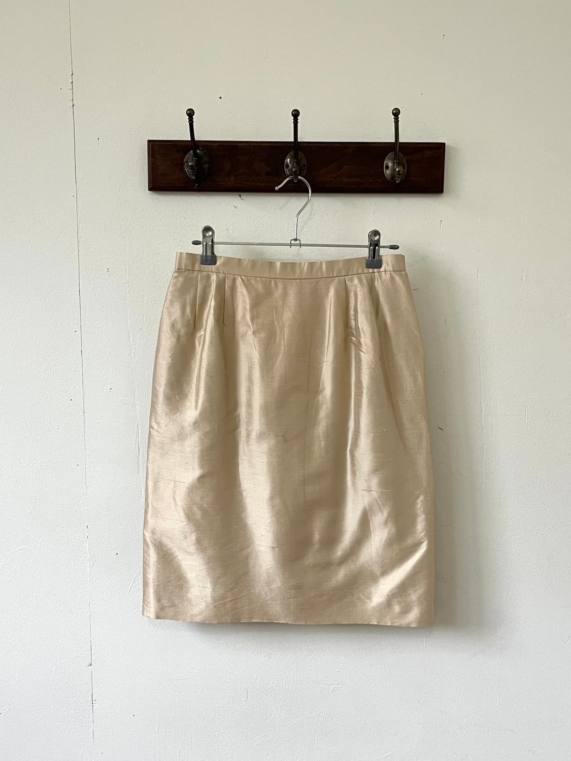 YSL 베이직 실크 스커트 상품이미지1