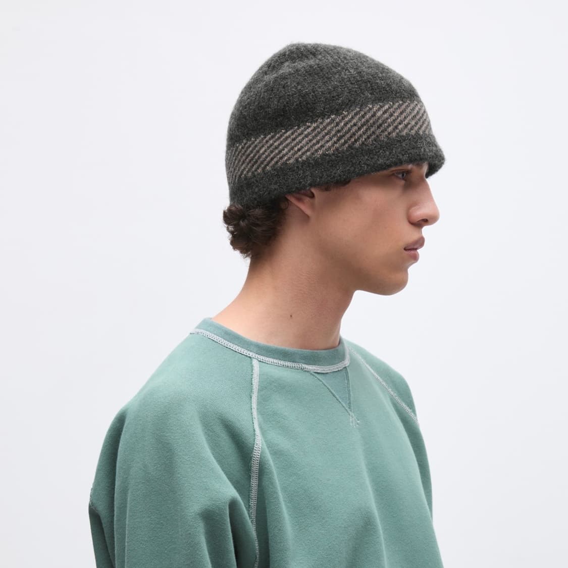 카키스 Mod Knit Hat 모드 니트 비니 햇 차콜 [새상품] 상품이미지2