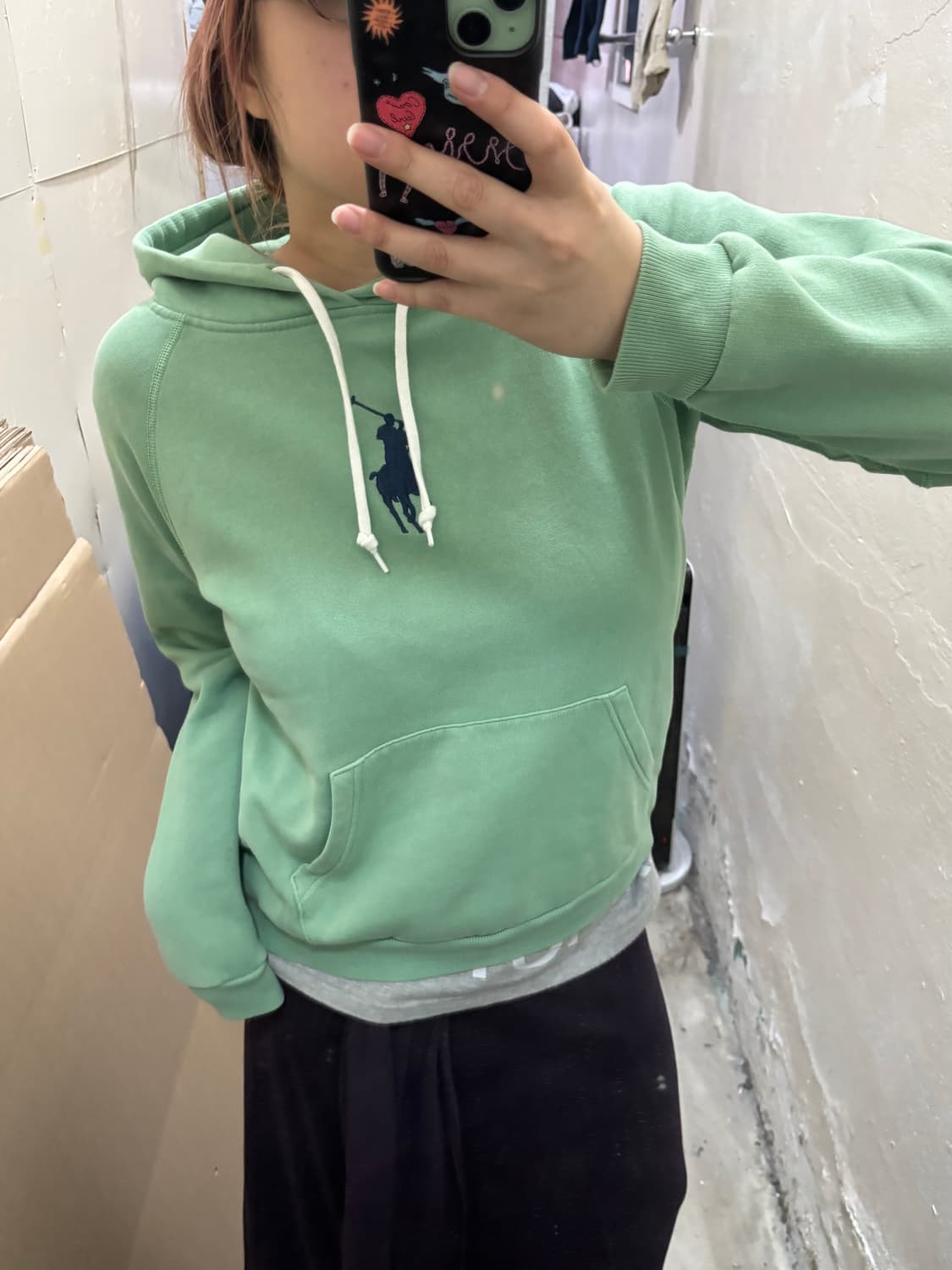 폴로랄프로렌 민트 후드티 상품이미지1