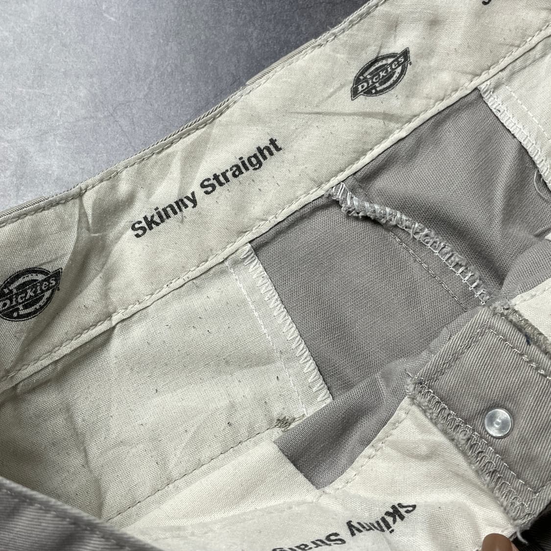 DICKIES 디키즈 라이트그레이 더블니 워크 팬츠 A00875 상품이미지10