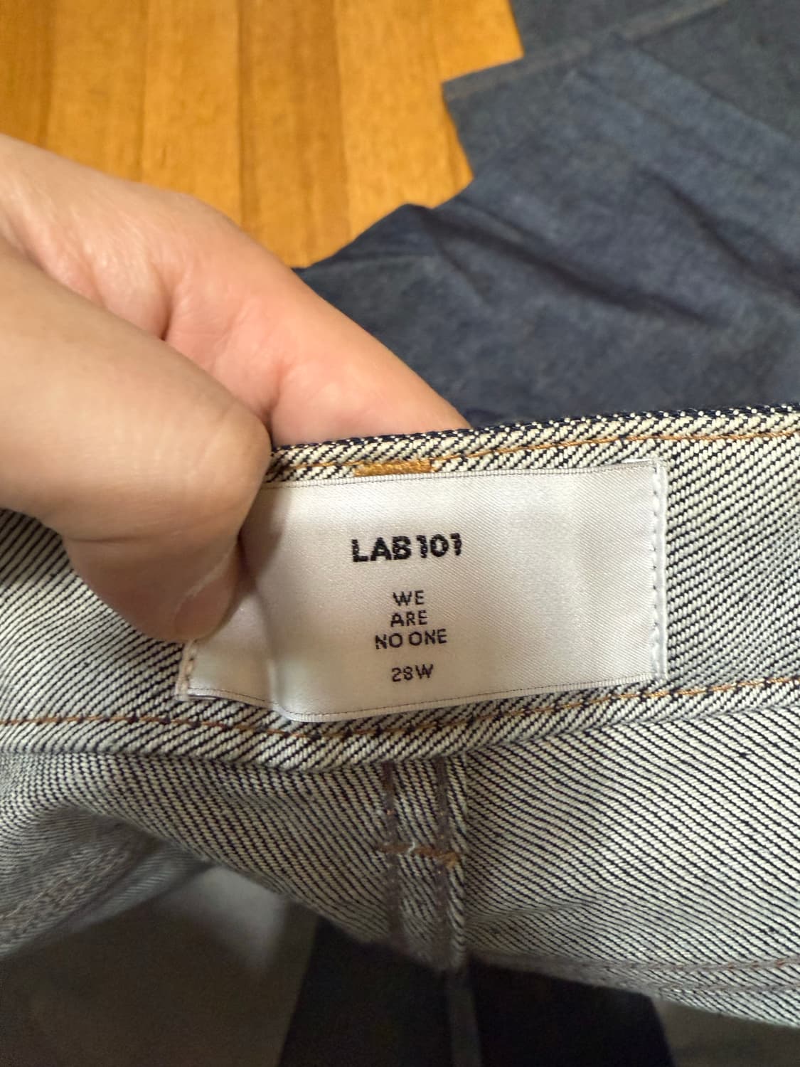 28 랩101 생지데님 팬츠 상품이미지3
