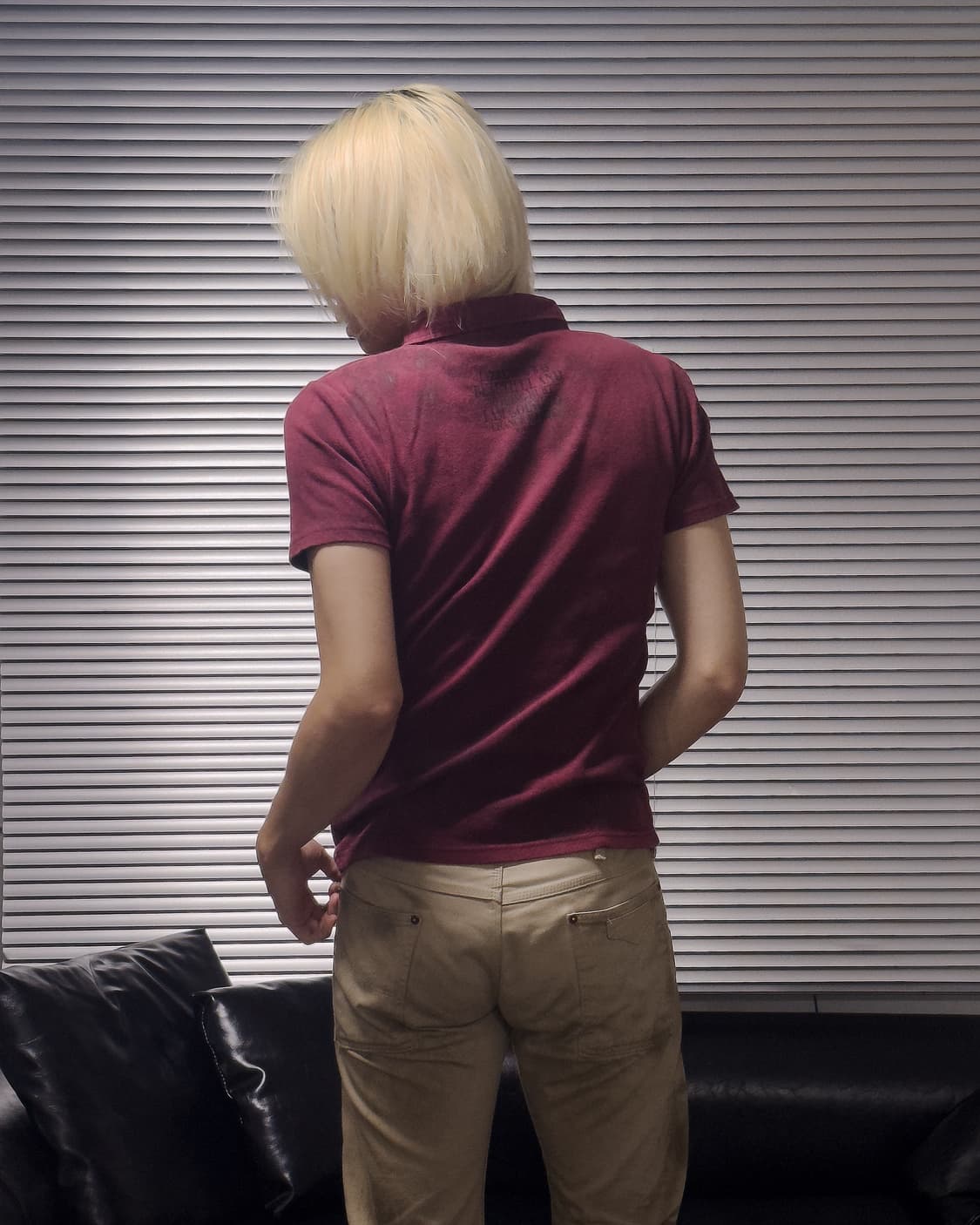 {In The Attic} Studded Patch Polo Tee    상품이미지2