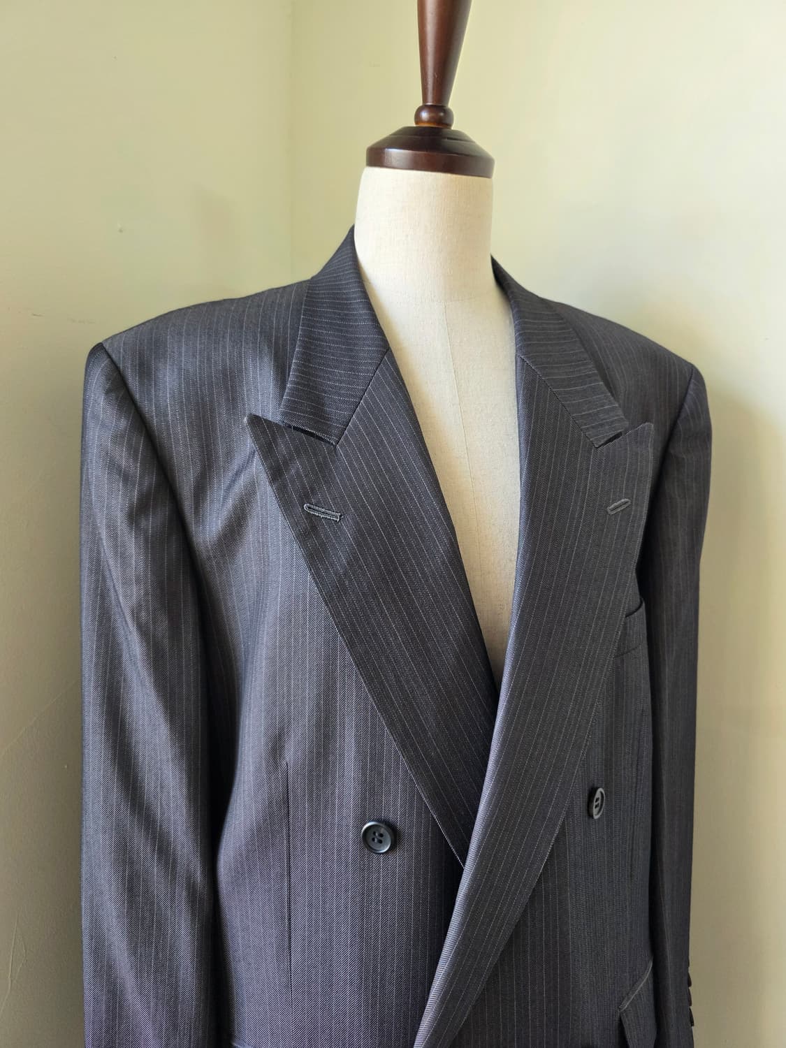 크리스찬 디올 스트라이프 더블 정장 자켓 상품이미지3