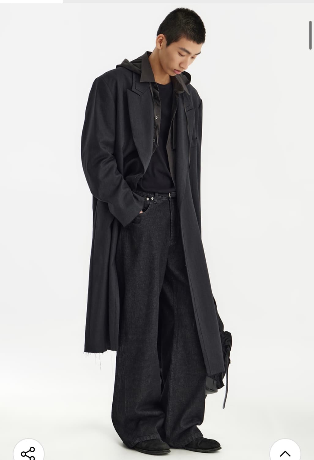 youth Structured Flared Denim Pants 상품이미지1