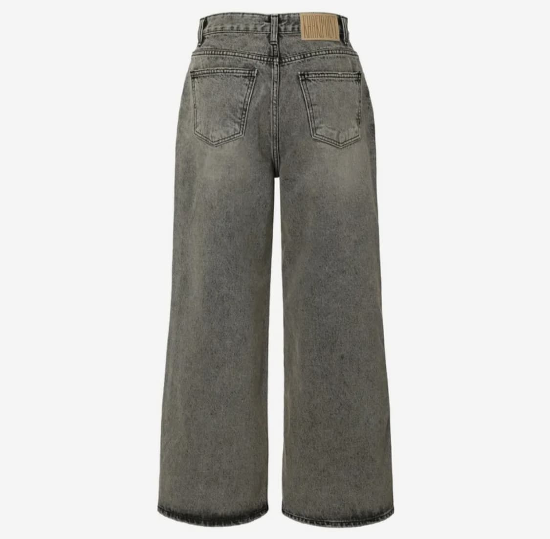 카키포인트 워싱 와이드 데님 s 상품이미지4