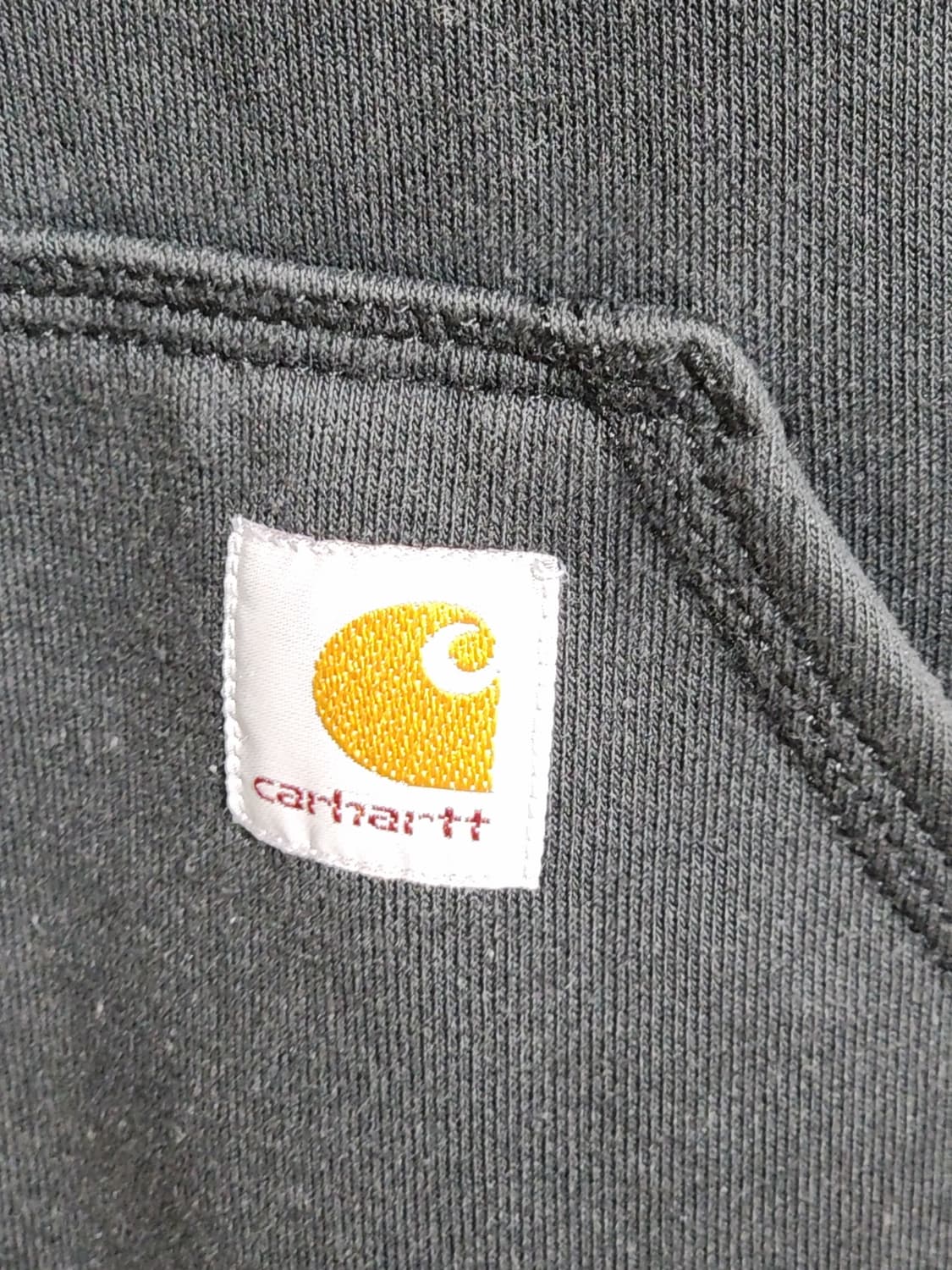 (L) 칼하트 써멀 후드집업 티셔츠 블랙 아메카지 캐주얼  상품이미지4