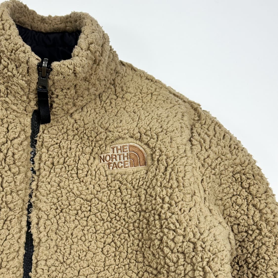 노스페이스 리버시블 베이지 후리스 자켓 (XS 여성추천) 상품이미지3