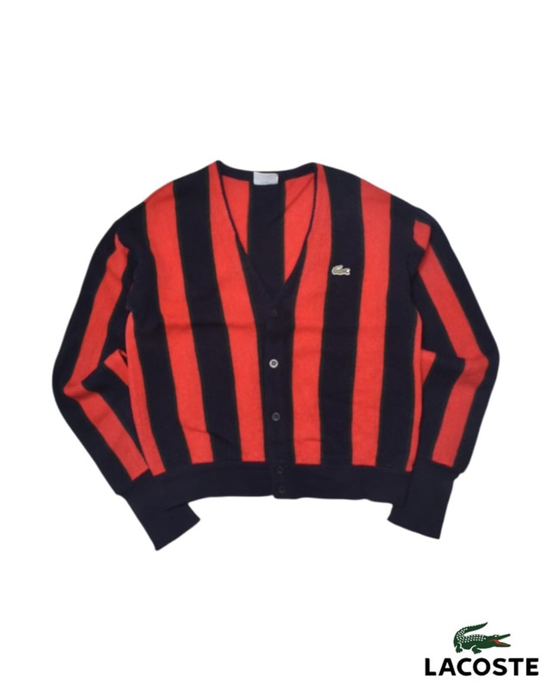 90S 라코스테 니트 울 가디건 100 M0027 상품이미지1