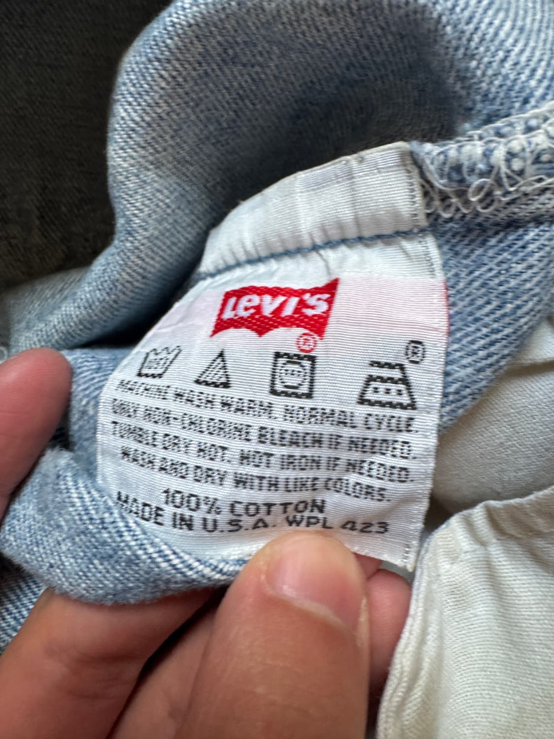 90s 리바이스 501 디스 데님팬츠 상품이미지3