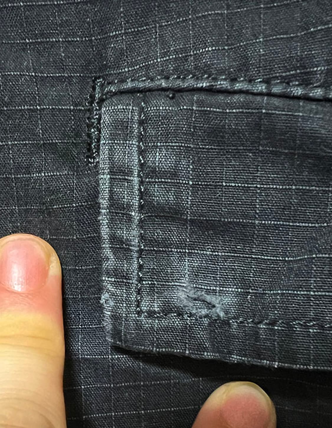 칼하트 WIP 에이비에이션 남자 카고팬츠 블랙 립스탑 여름 M 30 상품이미지4