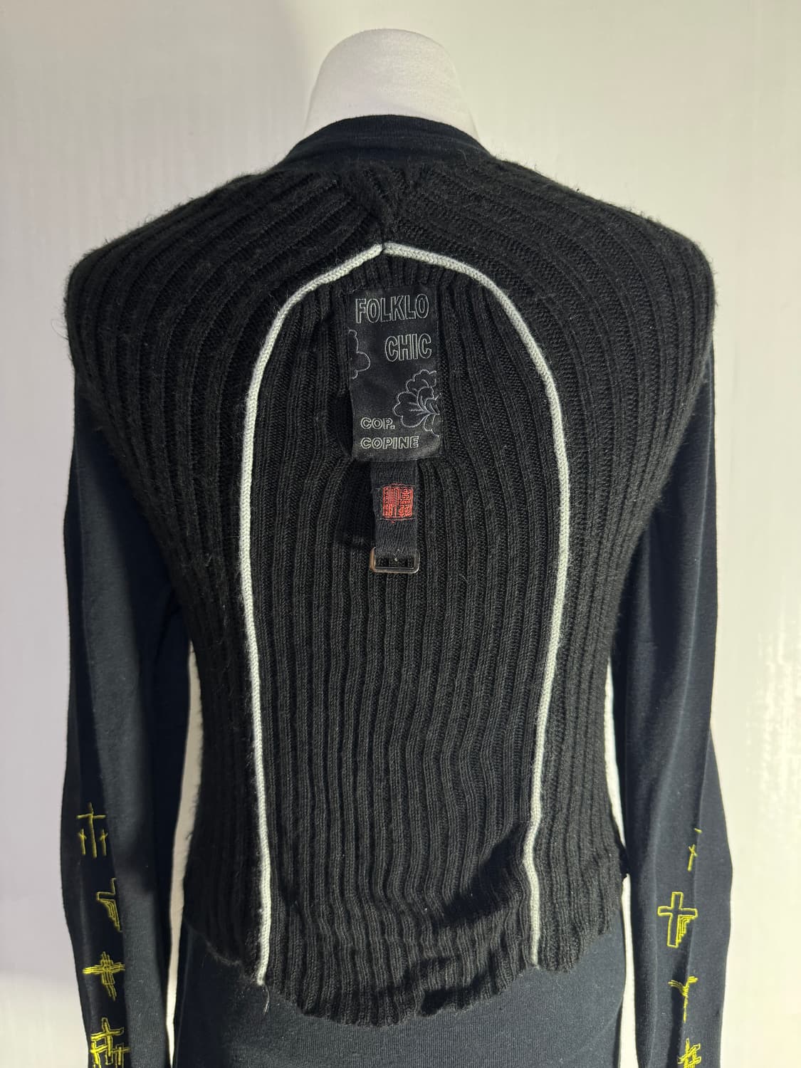 Cop copine 테크니컬 니트 베스트 y2k 상품이미지5