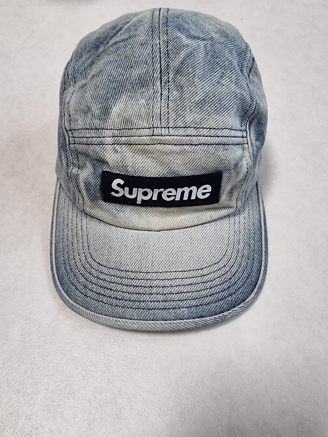 슈프림 데님 캠프캡  상품이미지1