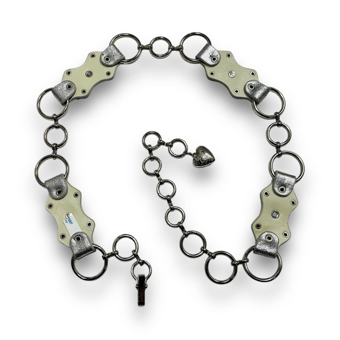 Butterfly Stud Hippie Chain Silver Belt 상품이미지3