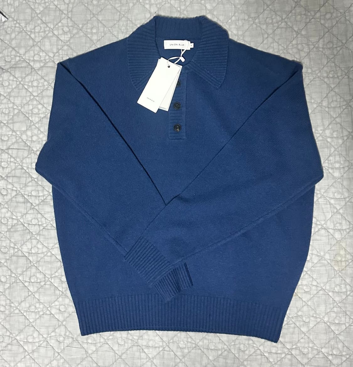 유니온블루 / 스트럭처드 카라니트 스틸블루 / XL 상품이미지1