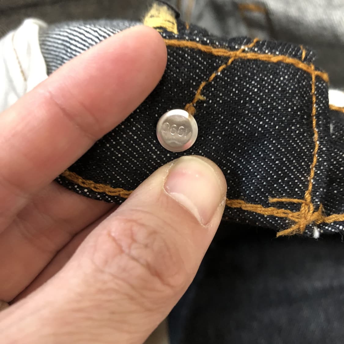 (31) 리바이스 Levi's 501 스트레이트핏 흑청 데님 상품이미지5