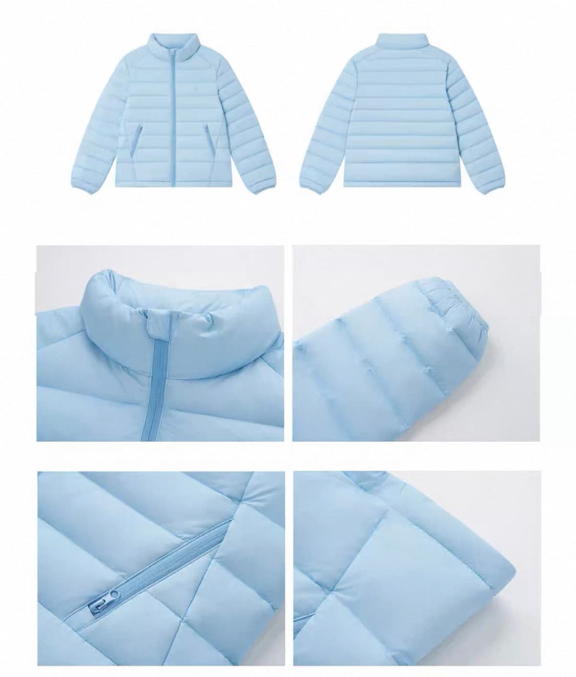 Kiki White 스카이블루 패딩 상품이미지6