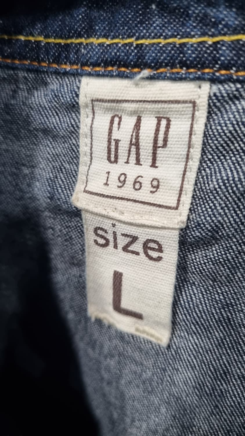 희귀템) 갭 ITALY 웨스턴 청남방 L(100~105) 상태좋아요~ 상품이미지2