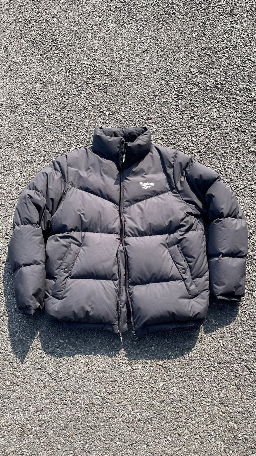 리복 패딩 블랙 L 상품이미지1