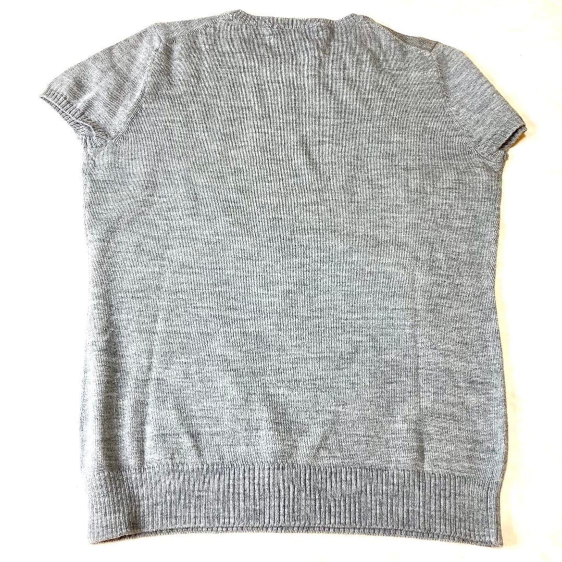 버버리 블루라벨 모100 그레이 가디건 니트 앙상블 세트 38사이즈 상품이미지10