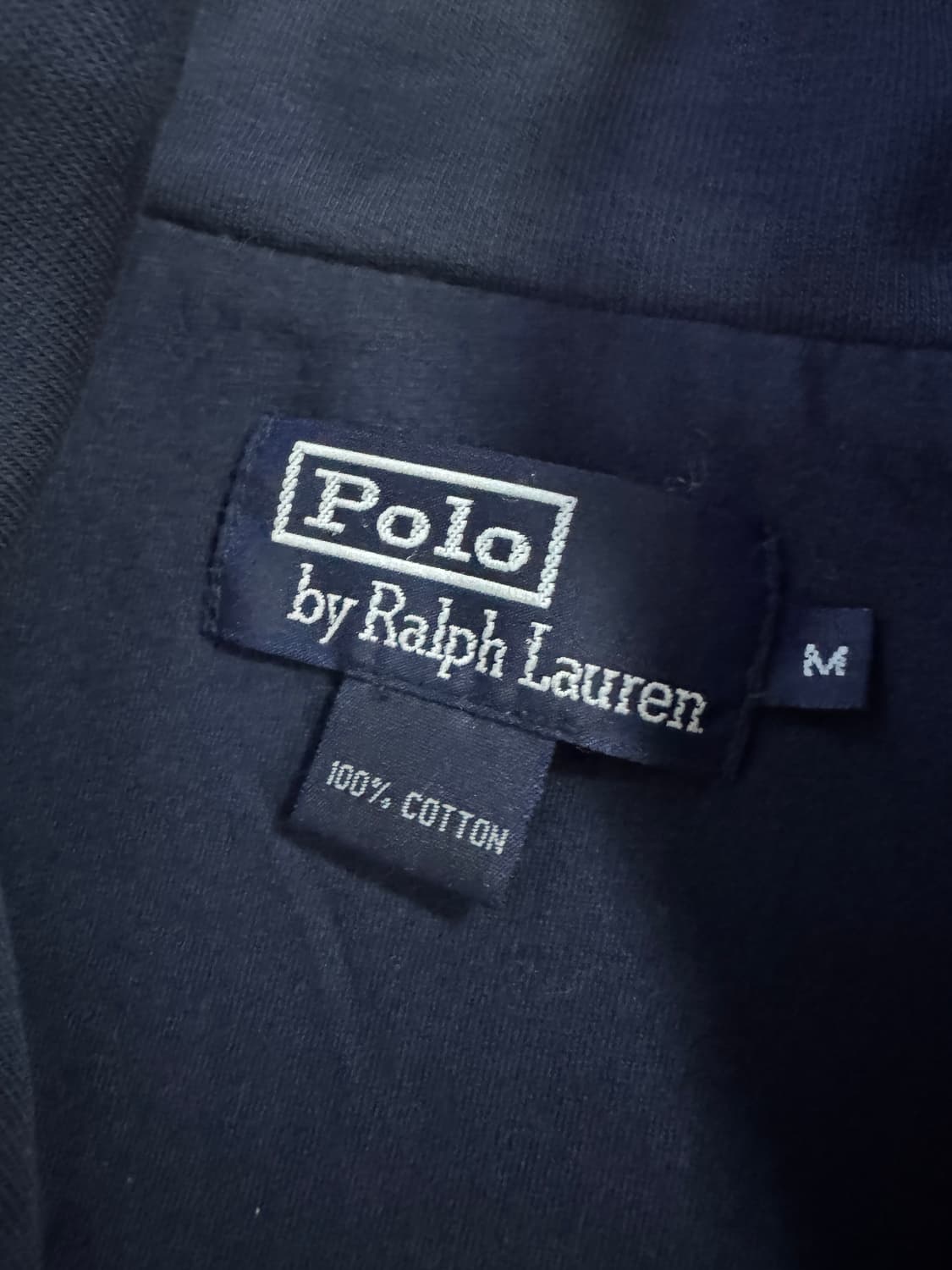 공용 희귀 !! 폴로 랄프로렌 체크 코튼 집업 베스트 M 상품이미지3