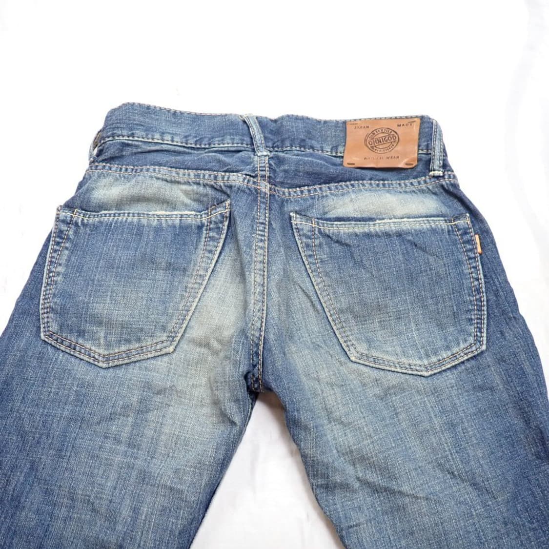 [MADE IN JAPAN] 옴니갓 12oz 빈티지 캣워싱 데님팬츠 상품이미지4