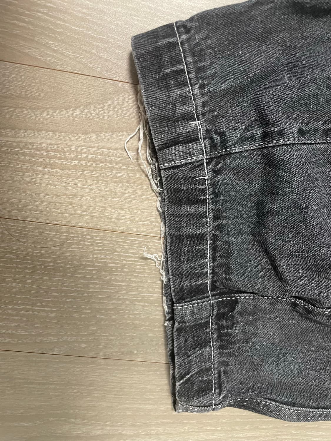 빈티지 데님 워싱 벌룬 카고 팬츠 상품이미지2