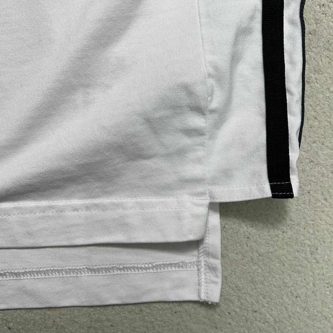 ADIDAS 사이드 삼선 오버핏 반팔 2XL 상품이미지4