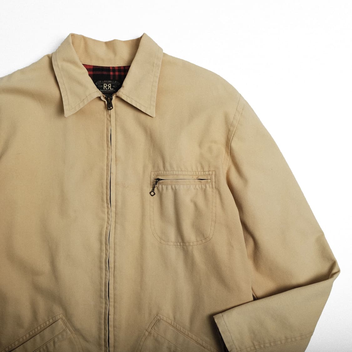 RRL 90s 캔버스 스포츠 자켓 베이지 M사이즈 더블알엘 상품이미지3