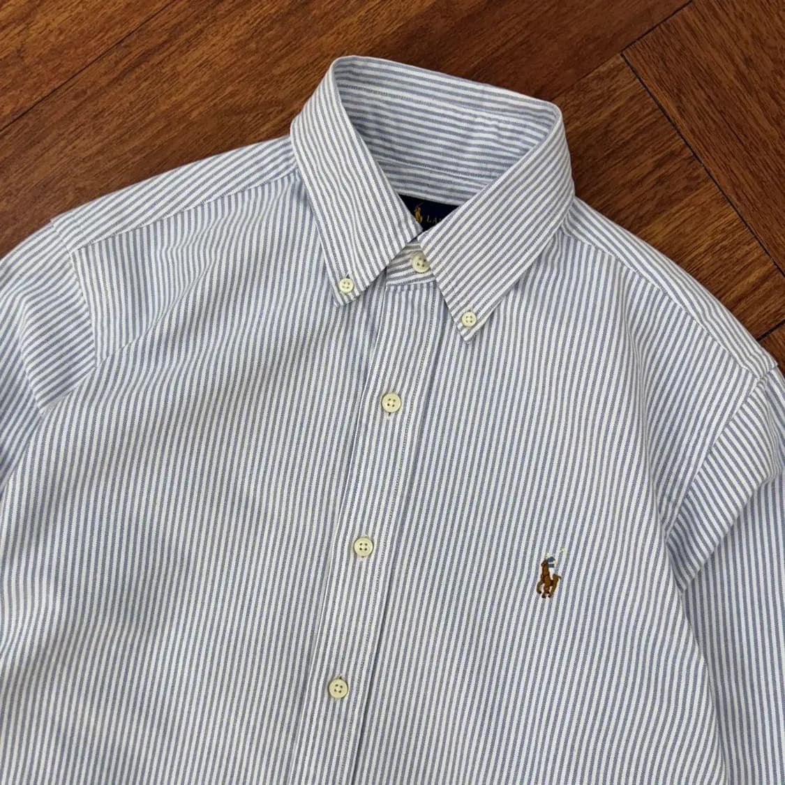 S(95) 폴로 랄프로렌 스트라이프 클래식핏 남방 셔츠 상품이미지3