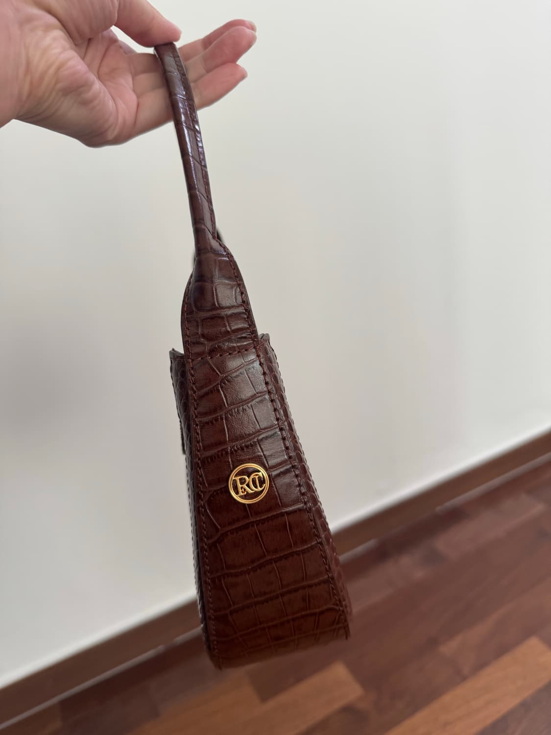 렉토 크록 이펙트 스몰 숄더백 Recto 상품이미지7