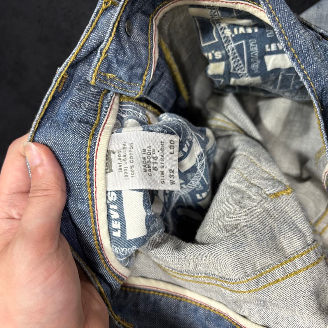 32 리바이스514 스트레이트 데님팬츠 상품이미지6