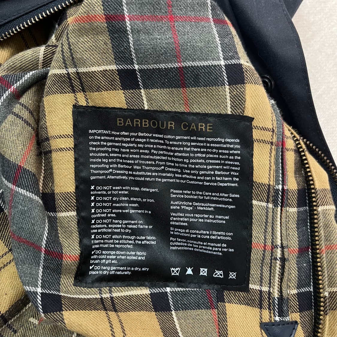 W 100 바버 뷰포트 왁스 자켓 상품이미지6