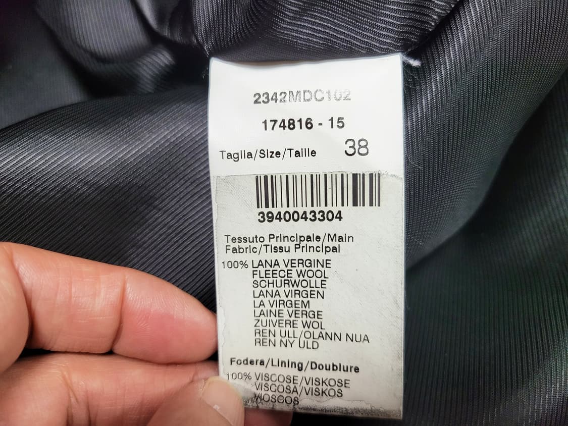 MSGM 더블 브레스트 체크울코트 55-66 상품이미지10