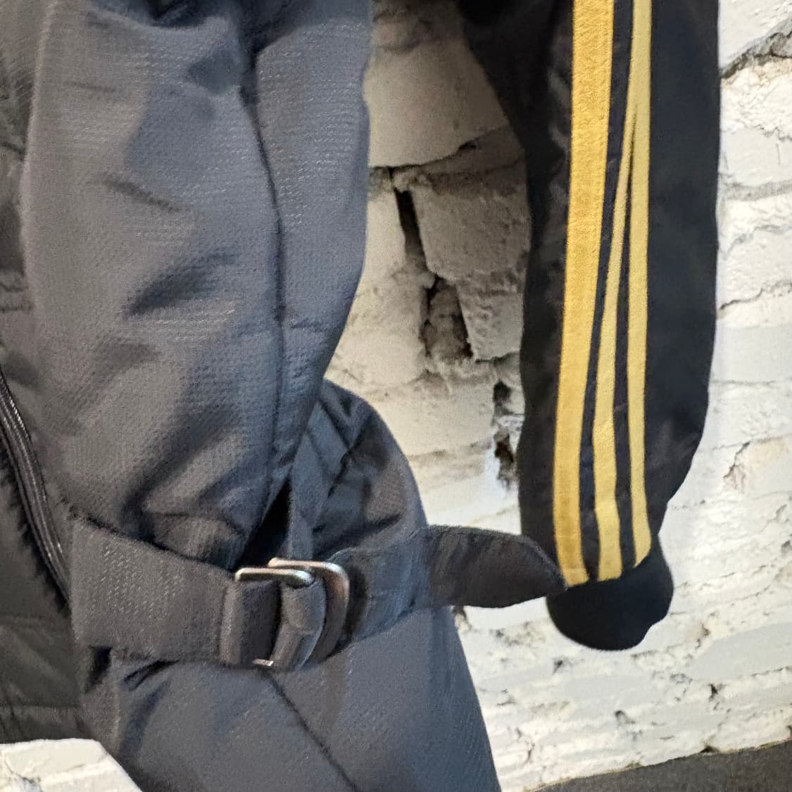 아디다스 금장 로고 퀄팅패딩 자켓 상품이미지7