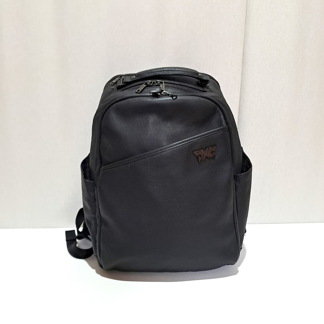 (택포) PXG 피엑스지 크롬 가죽 백팩 블랙 B606 상품이미지1