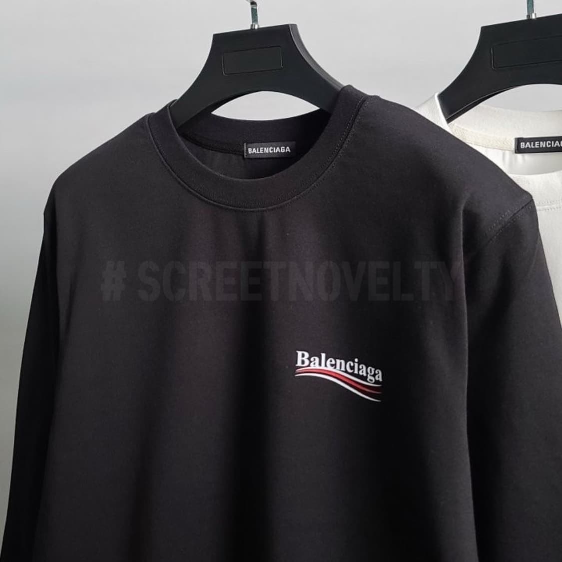 발렌시아가 레드웨이브 코튼 맨투맨 상품이미지5