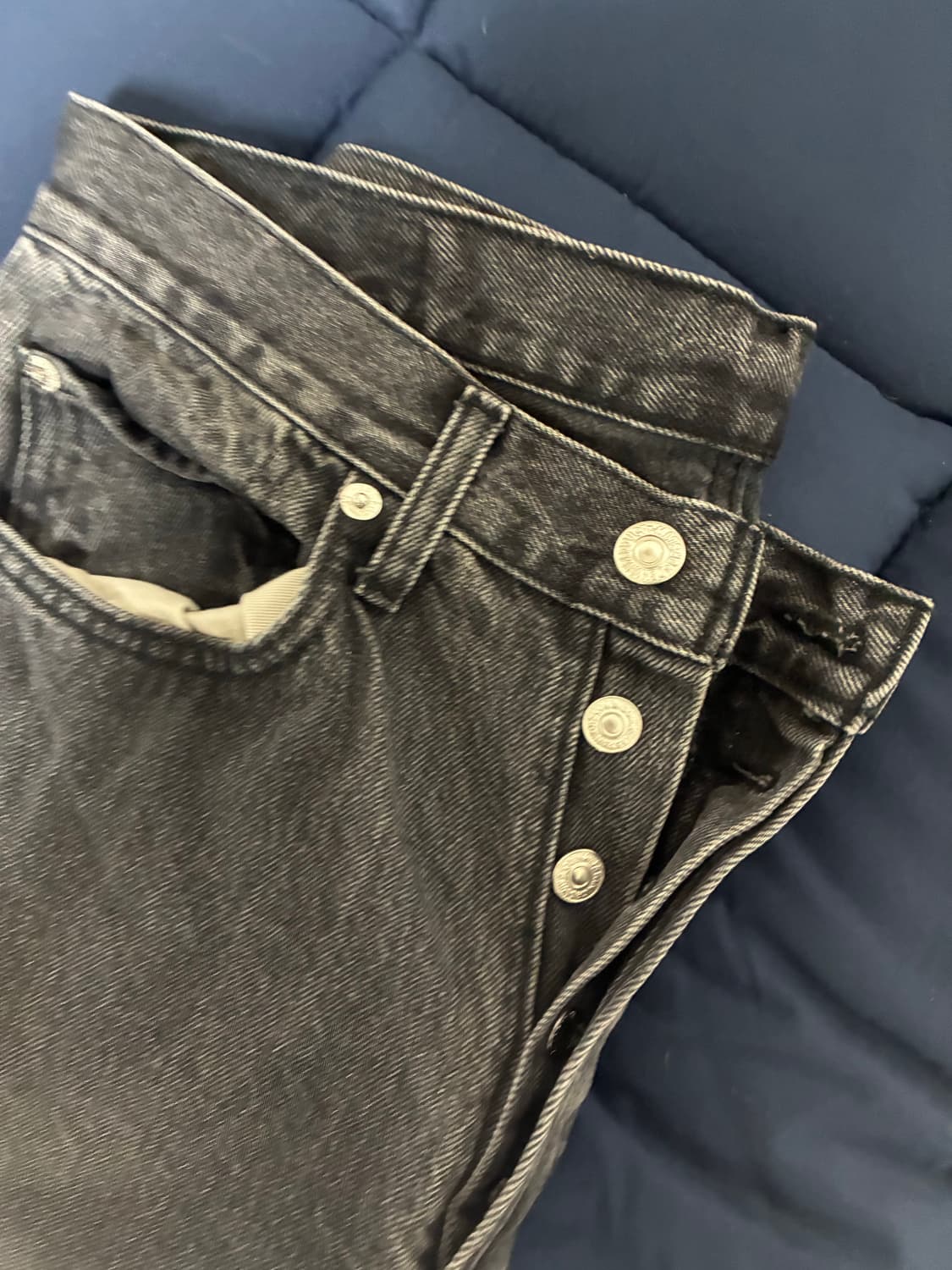 오어슬로우 105 스톤워시 데님 1사이즈 상품이미지3