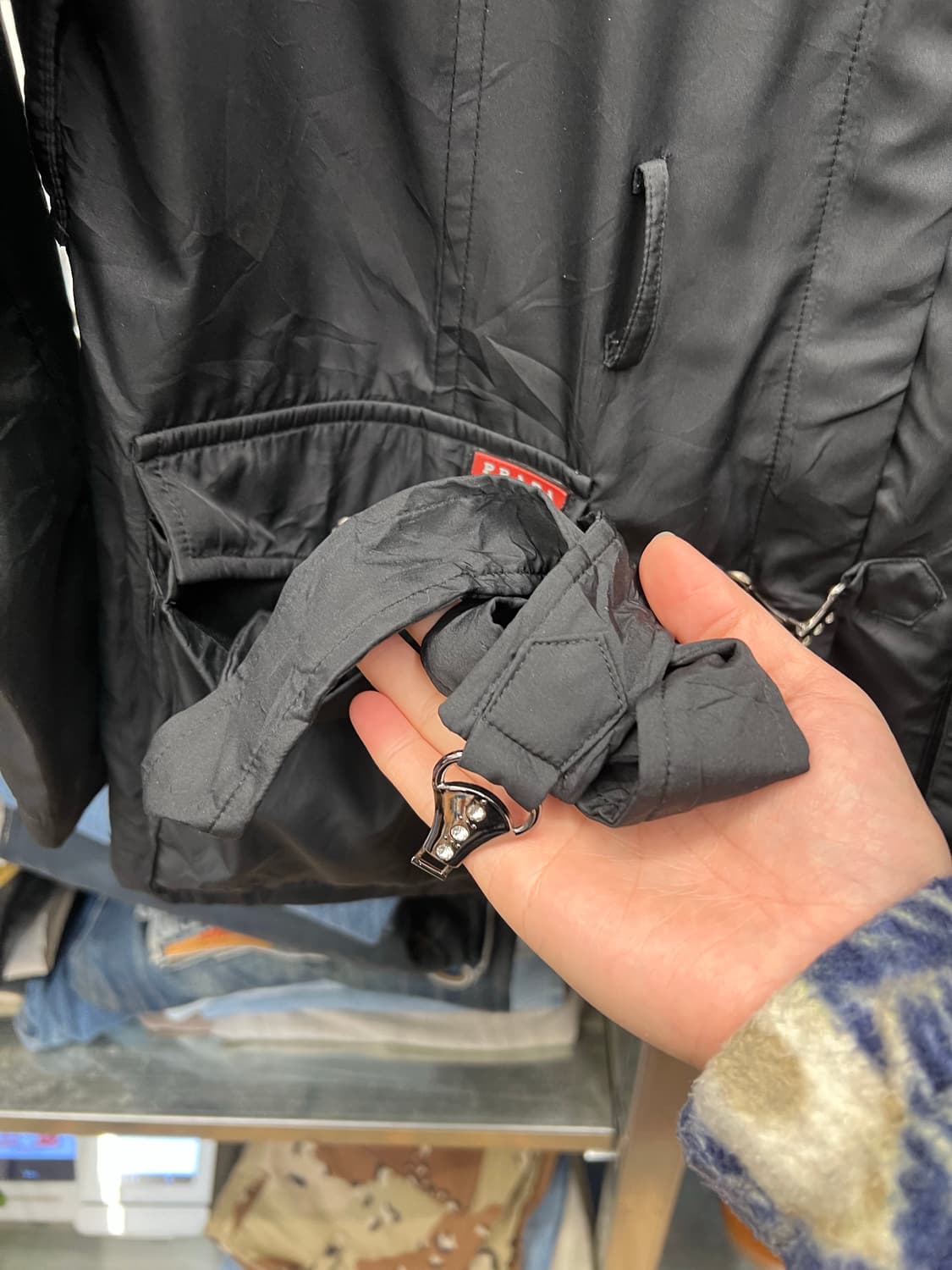 PRADA sports Buckle Front Utility Jacket 상품이미지4