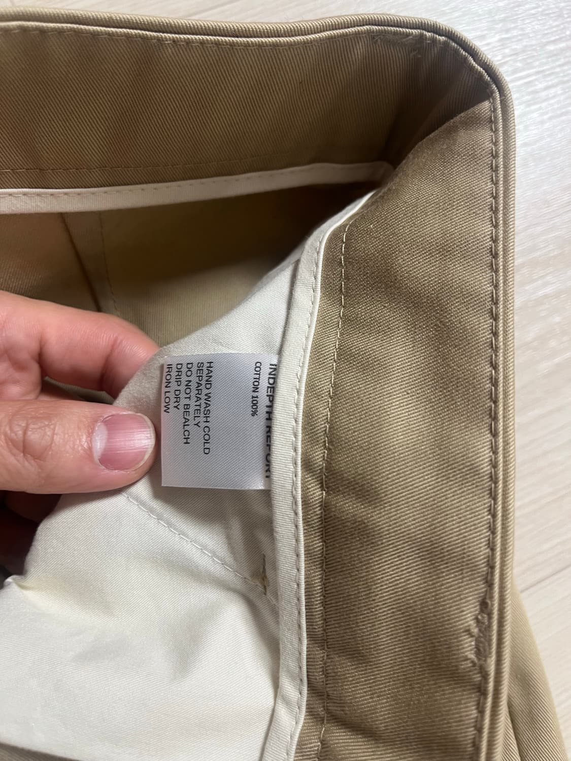 [인뎁스리포트] Out Pocket Boarder Chino Pants 상품이미지10