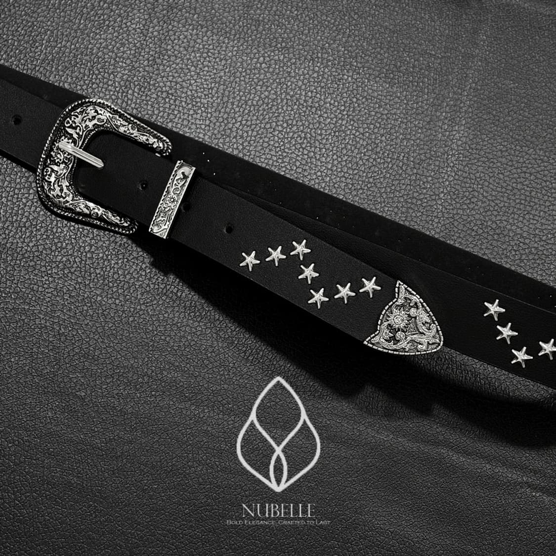 🌗 Multi stars belt / 멀티 별 스타 웨스턴 벨트 상품이미지4