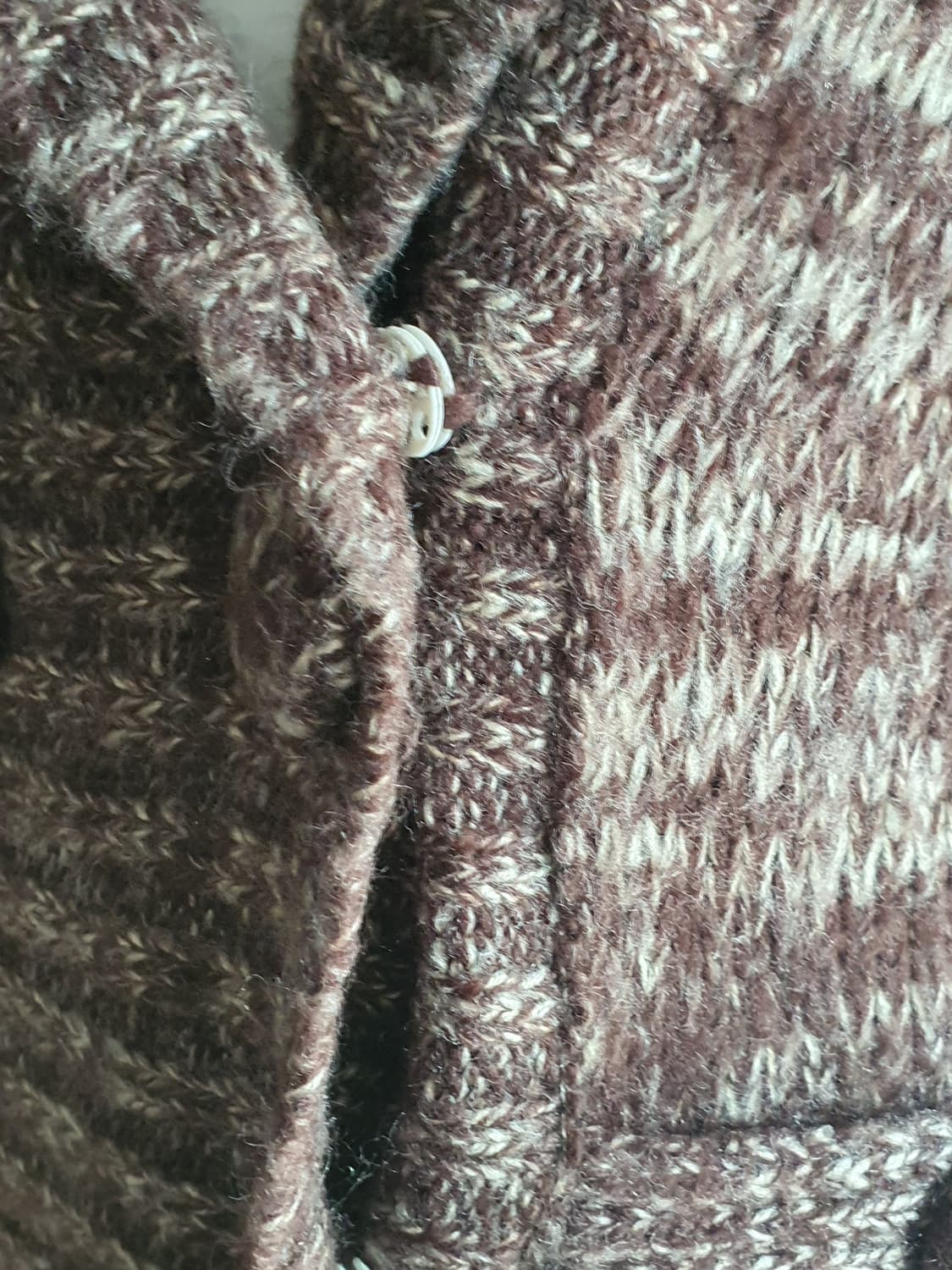 [모리걸] 빈티지 브라운 롱 니트 가디건 상품이미지3